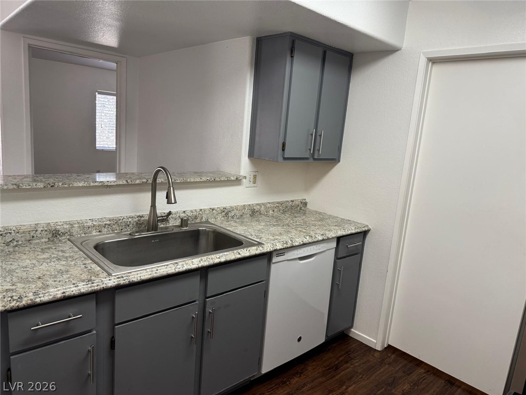 7885 West Flamingo Road, Unit 2171 Las Vegas, NV 89147 - Photo 5 of 22 Granite counters and stainless steel appliances complete this kitchen.