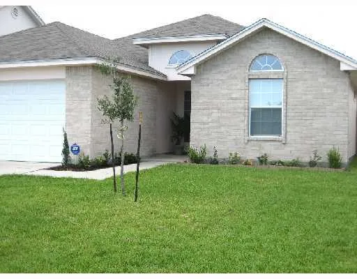 a view of a house with a yard and plants
