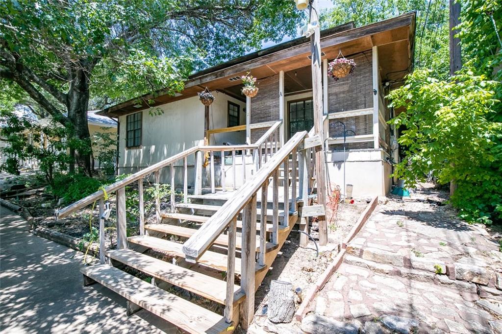 2400 Thornton Road, Unit A Austin, TX 78704 - Photo 1 of 15 a view of backyard with deck and outdoor seating