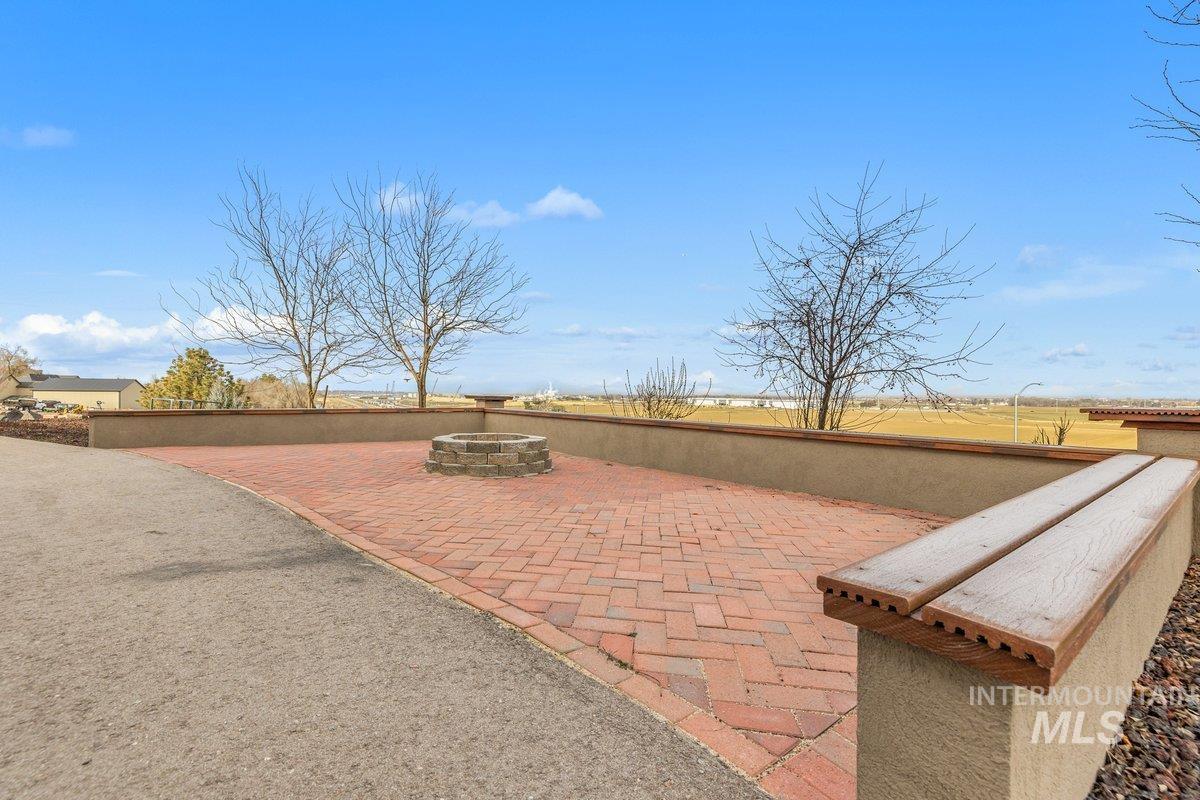 5990 West View Drive Meridian, ID 83642 - Photo 42 of 50 View of patio / terrace with a fire pit