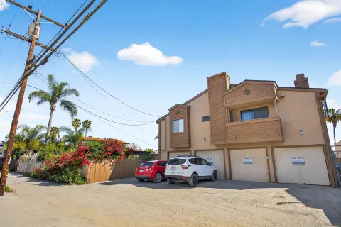 a car parked in front of house