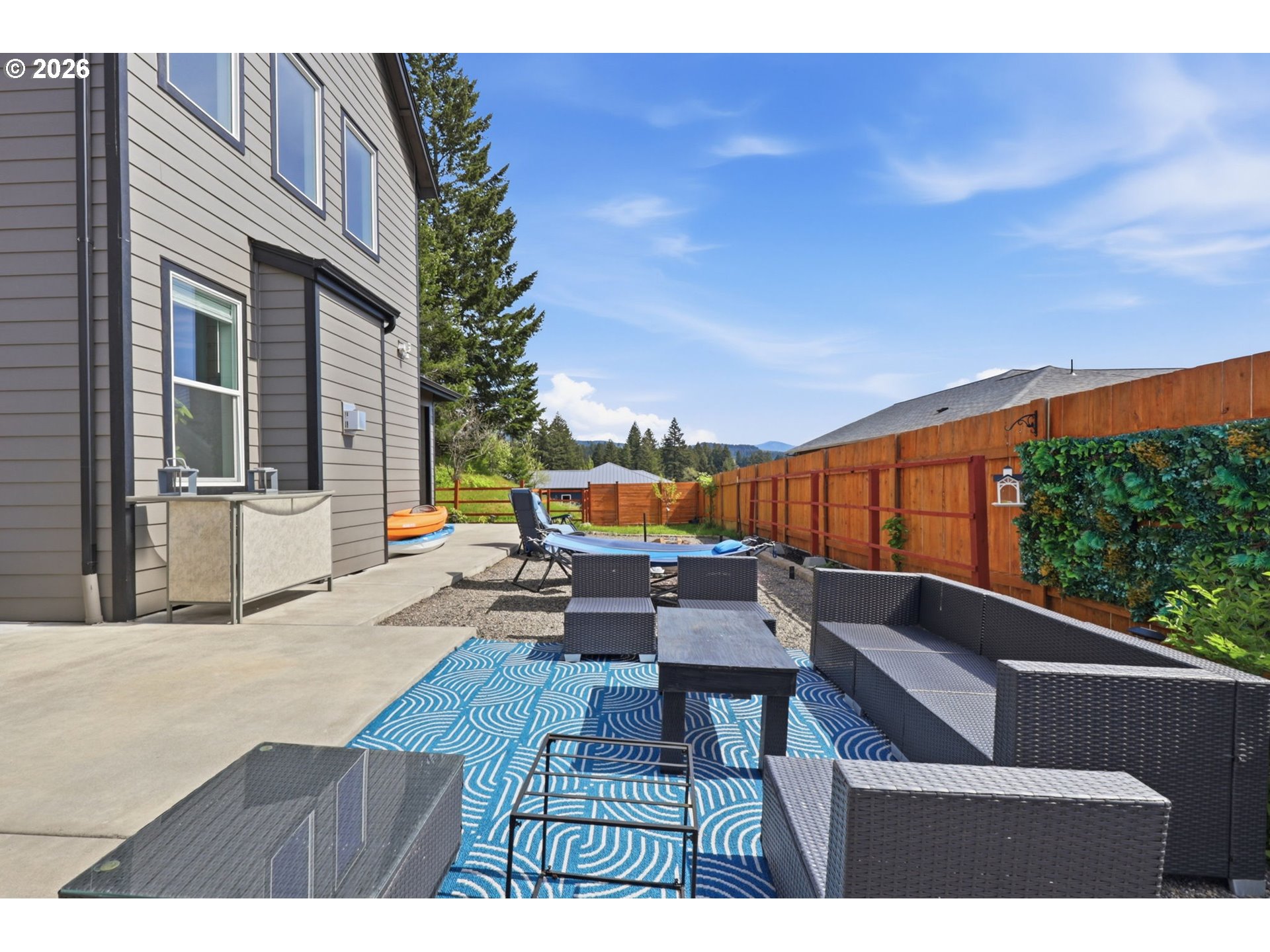 1226 Northwest Iman Loop Road Stevenson, WA 98648 - Photo 30 of 39 a view of balcony with couch and outdoor seating