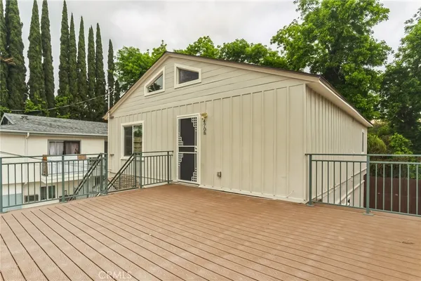 a front view of a house with a garage
