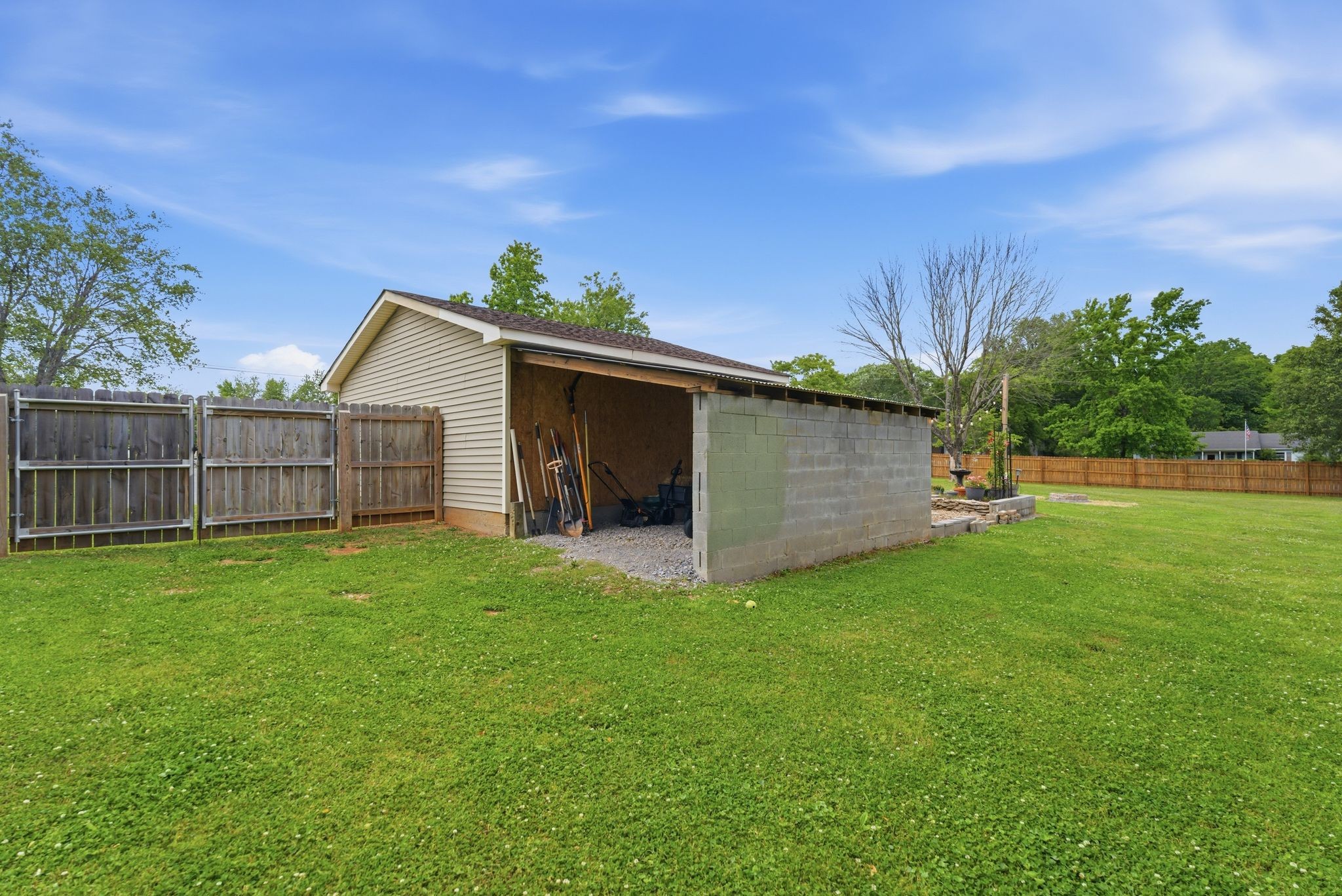 3106 Cimarron Trail Murfreesboro, TN 37129 - Photo 30 of 33 a view of a backyard with a garden
