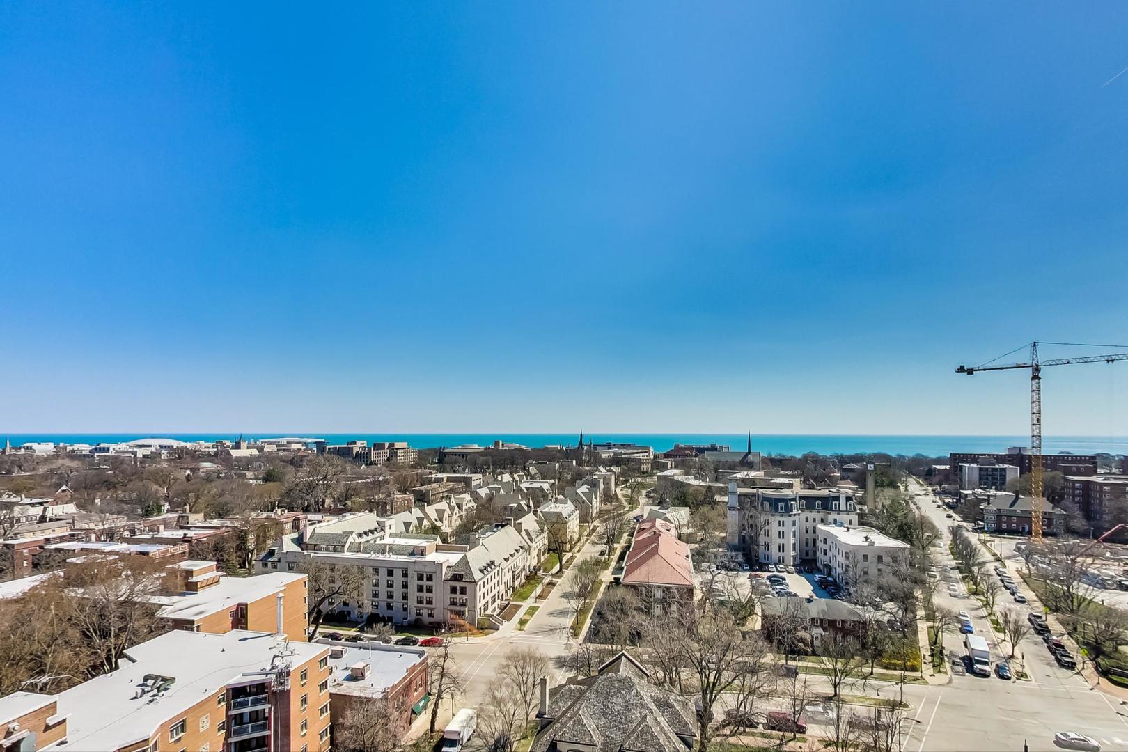 800 Elgin Road, Unit PH02 Evanston, IL 60201 - Photo 10 of 43 an aerial view of a city