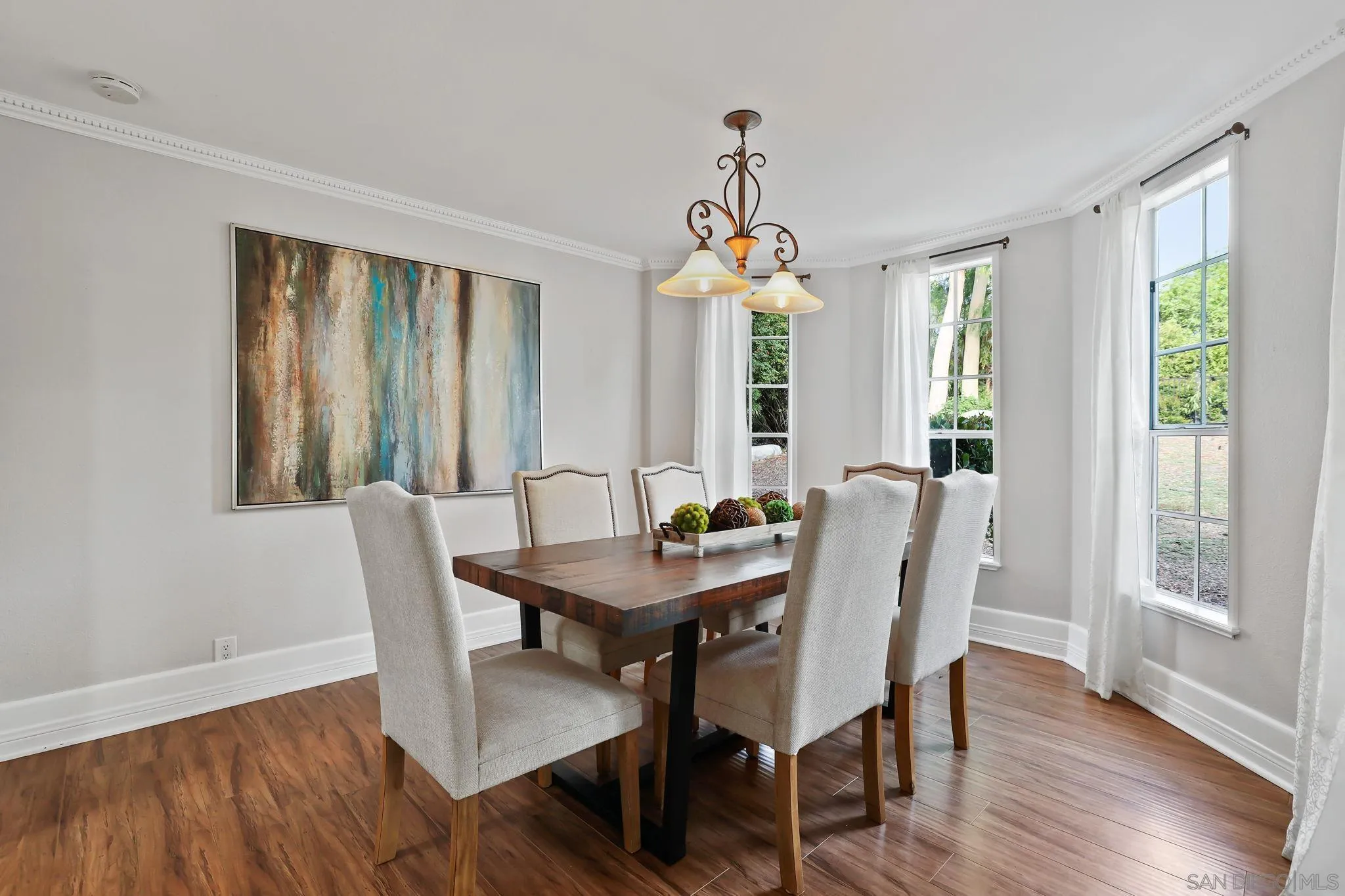 750 Jericho Drive Fallbrook, CA 92028 - Photo 17 of 69 a view of a dining room with furniture window and wooden floor