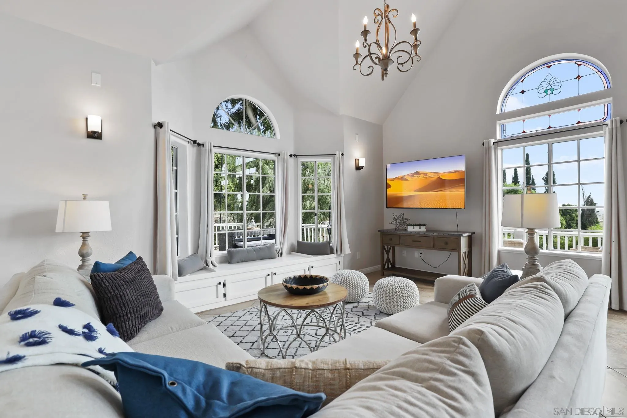 750 Jericho Drive Fallbrook, CA 92028 - Photo 26 of 69 a living room with furniture a rug and a flat screen tv