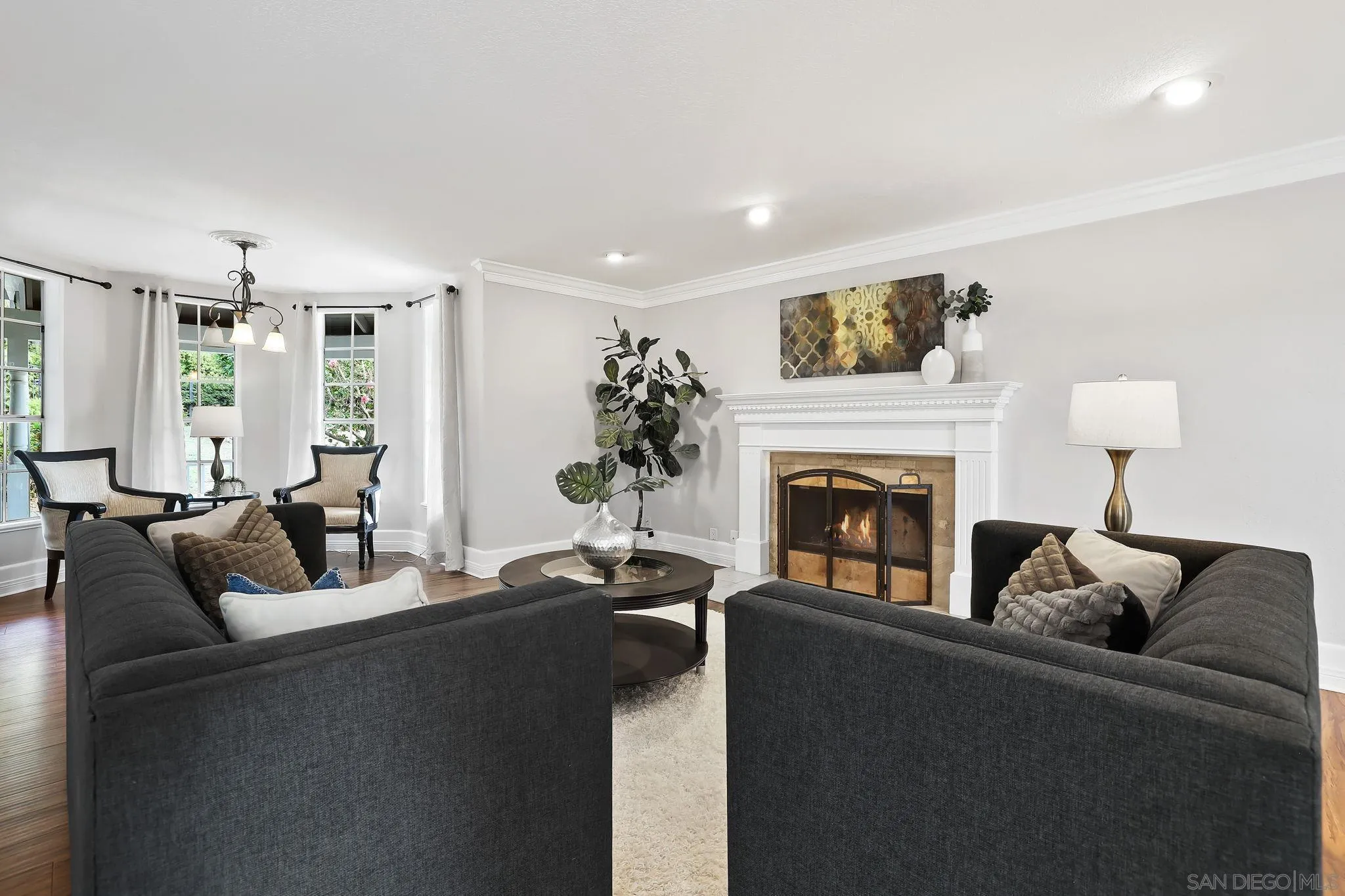 750 Jericho Drive Fallbrook, CA 92028 - Photo 5 of 69 a living room with furniture and a fireplace