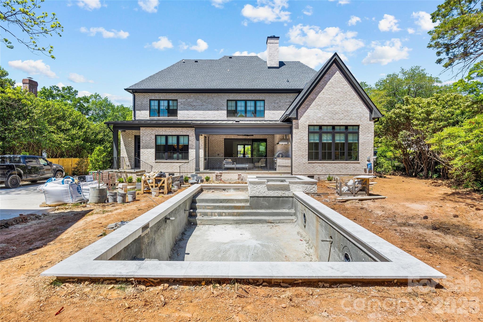 1321 Ferncliff Road Charlotte, NC 28211 - Photo 39 of 47 a view of a house with outdoor kitchen