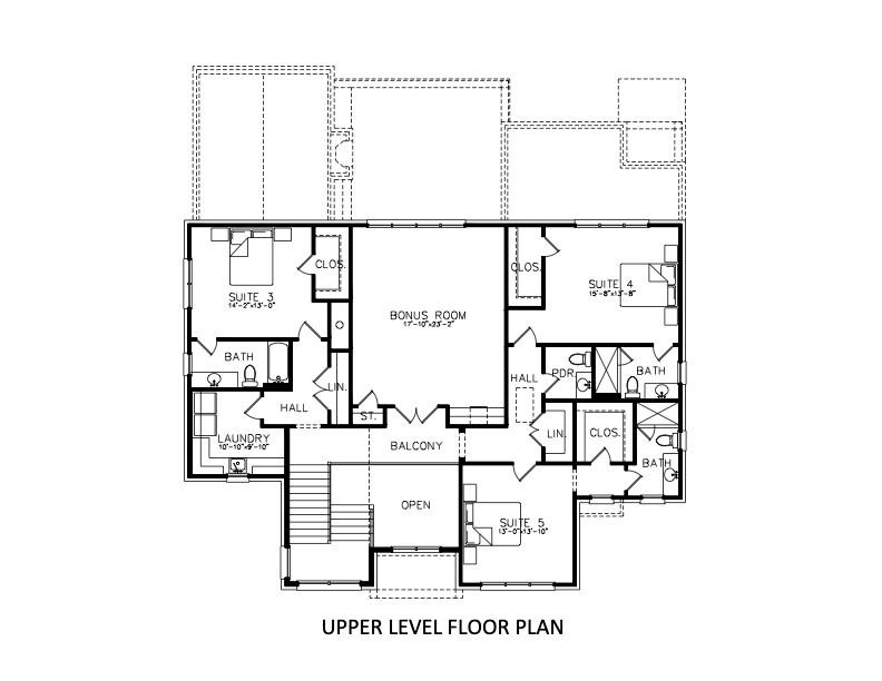 1321 Ferncliff Road Charlotte, NC 28211 - Photo 45 of 47 a black and white photo of a floor plan