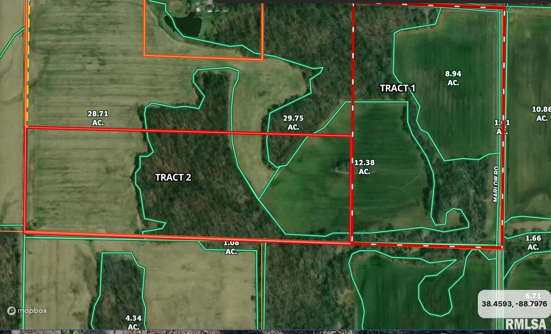 0 East Monet Road Texico, IL 62889 - Photo 4 of 4 an aerial view of a tennis court