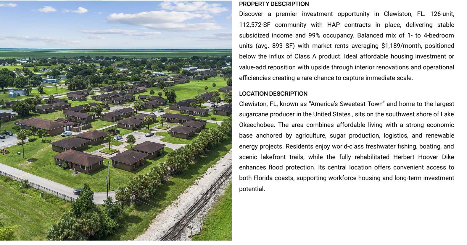 700 Harlem Tenants Circle Clewiston, FL 33440 - Photo 4 of 14 Ariel view