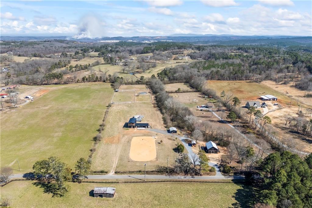 356 West Oak Grove Road Northwest Adairsville, GA 30103 - Photo 115 of 128 an aerial view of a house with a ocean view