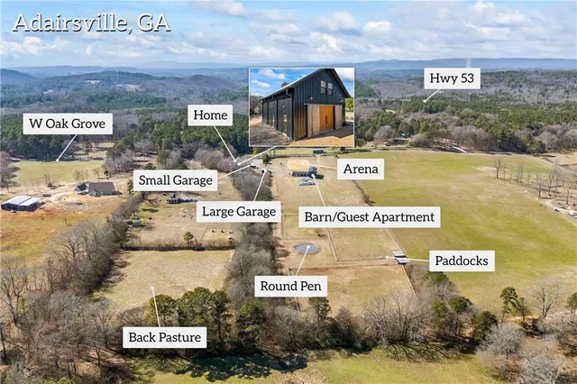 $799,000 | 356 West Oak Grove Road Northwest, Adairsville, GA 30103