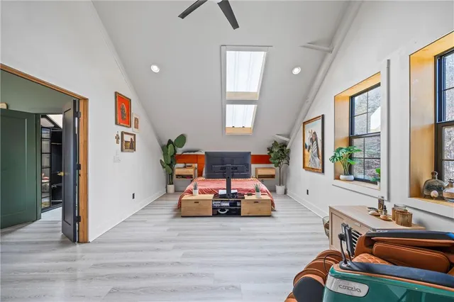 a view of swimming pool with a yard