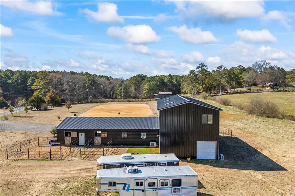 356 West Oak Grove Road Northwest Adairsville, GA 30103 - Photo 80 of 128 a view of a swimming pool with an outdoor seating