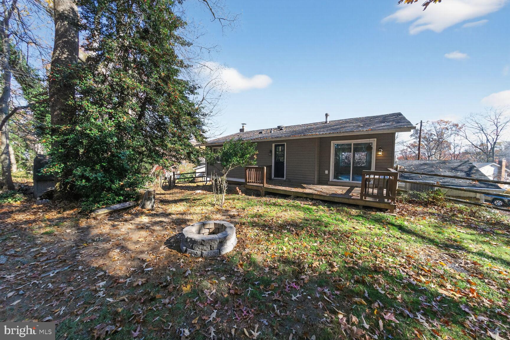 6802 Niles Drive Laurel, MD 20707 - Photo 26 of 31 Rear Outdoor Space Backs to Trees