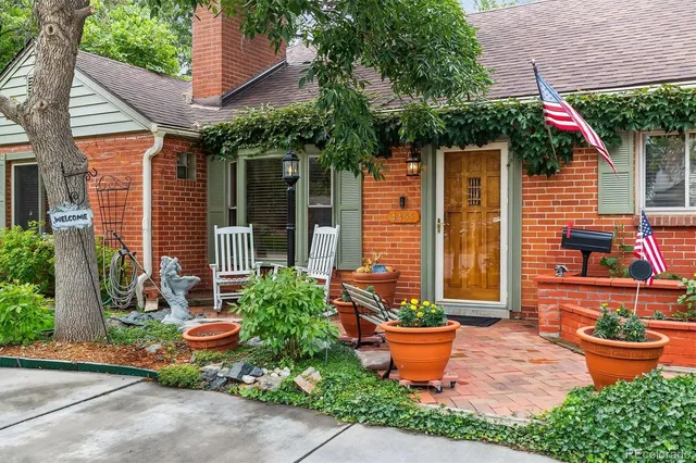 a front view of a house with porch