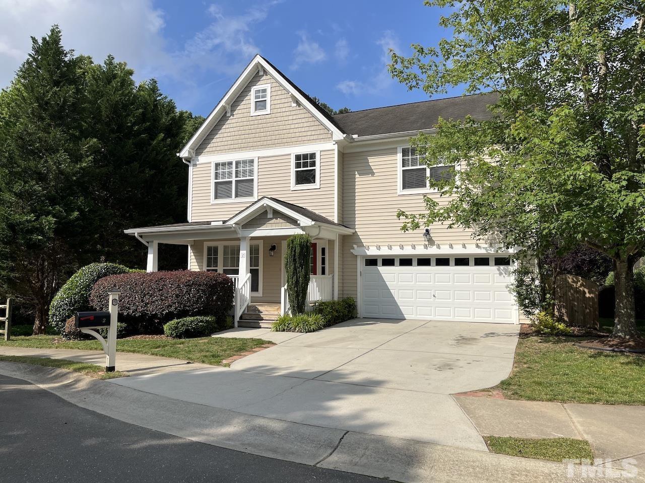 2 Greenway Circle Durham, NC 27705 - Photo 1 of 27 a front view of a house with a yard