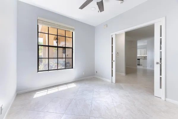 a view of a large window with an outdoor space