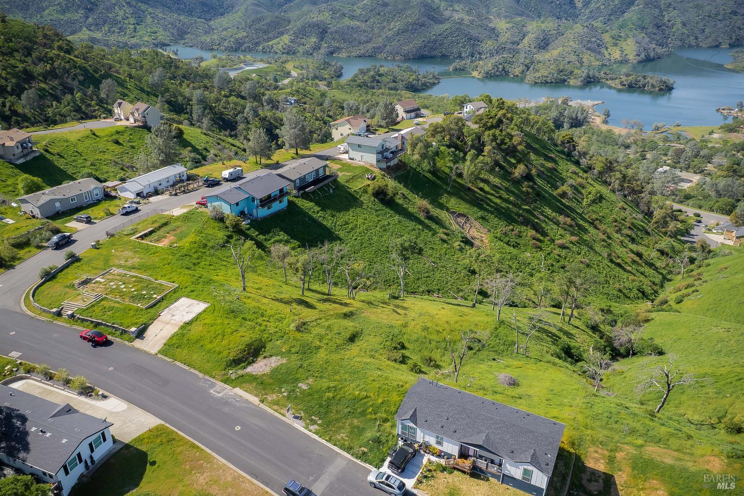 1085 Rimrock Drive Napa, CA 94558 - Photo 16 of 19 an aerial view of a house with a yard