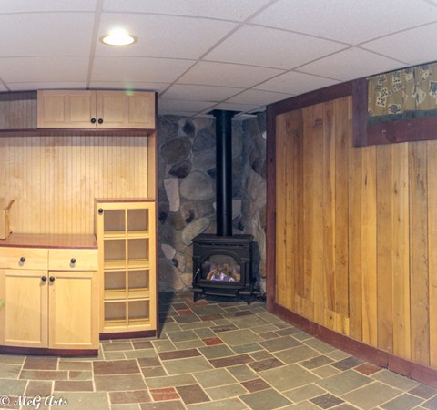 55 Lindsay Road Springfield, MA 01128 - Photo 16 of 18 a view of a door and wooden cabinets