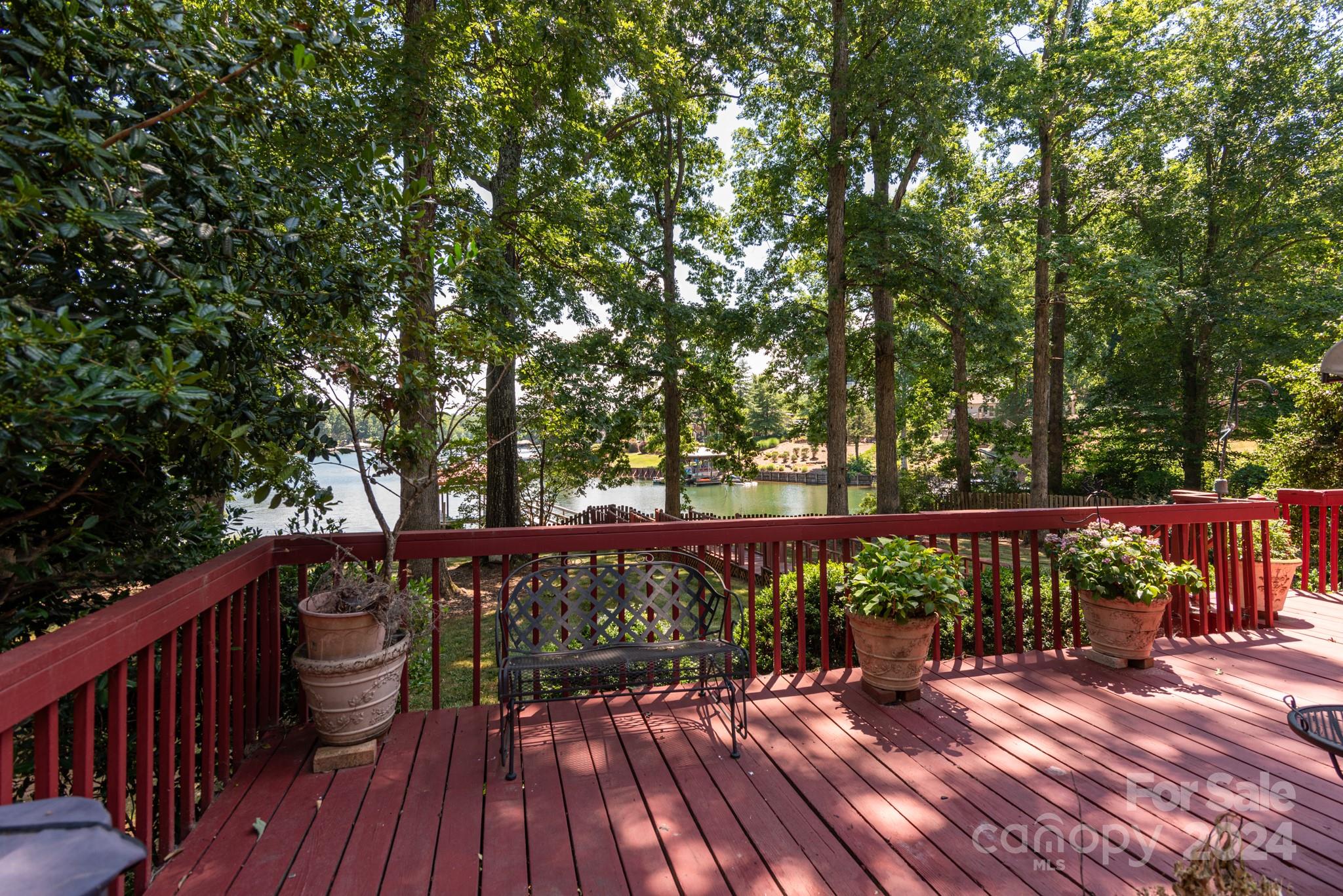 2726 Lake Shore Road South Denver, NC 28037 - Photo 29 of 48 a view of a balcony with wooden floor