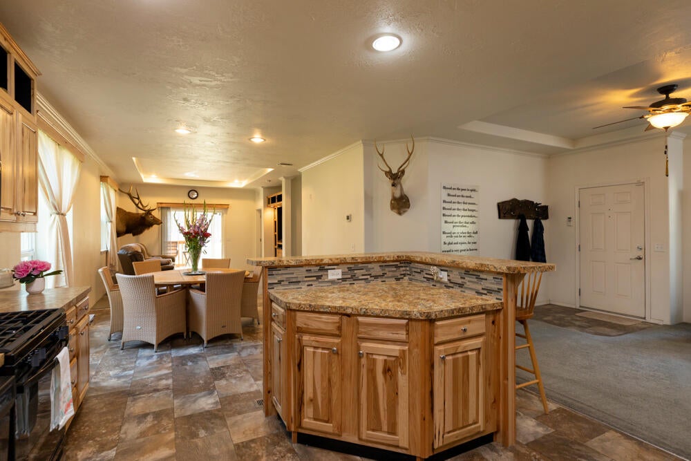9660 Sprague River Road Chiloquin, OR 97624 - Photo 15 of 58 Custom Kitchen Island