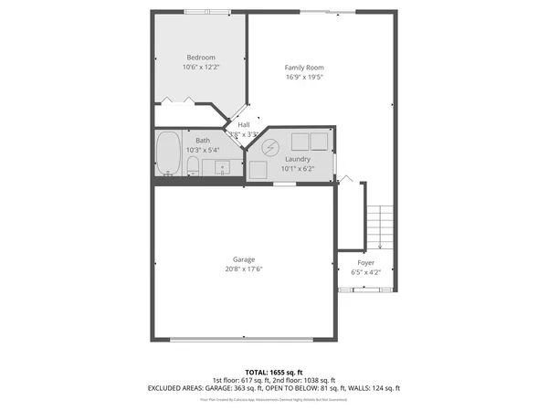 a picture of a floor plan