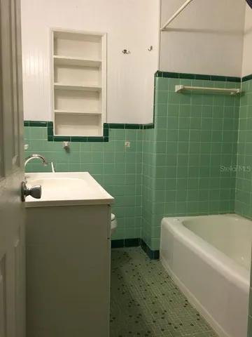 a view of a bathroom