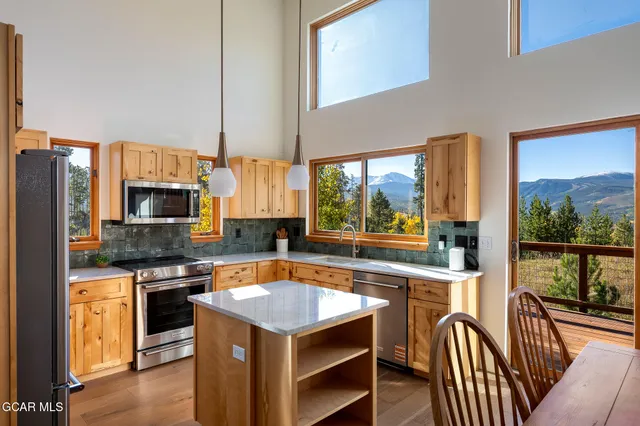 a kitchen with a stove a sink and a microwave