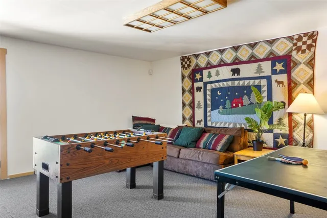 a view of an chairs in the room