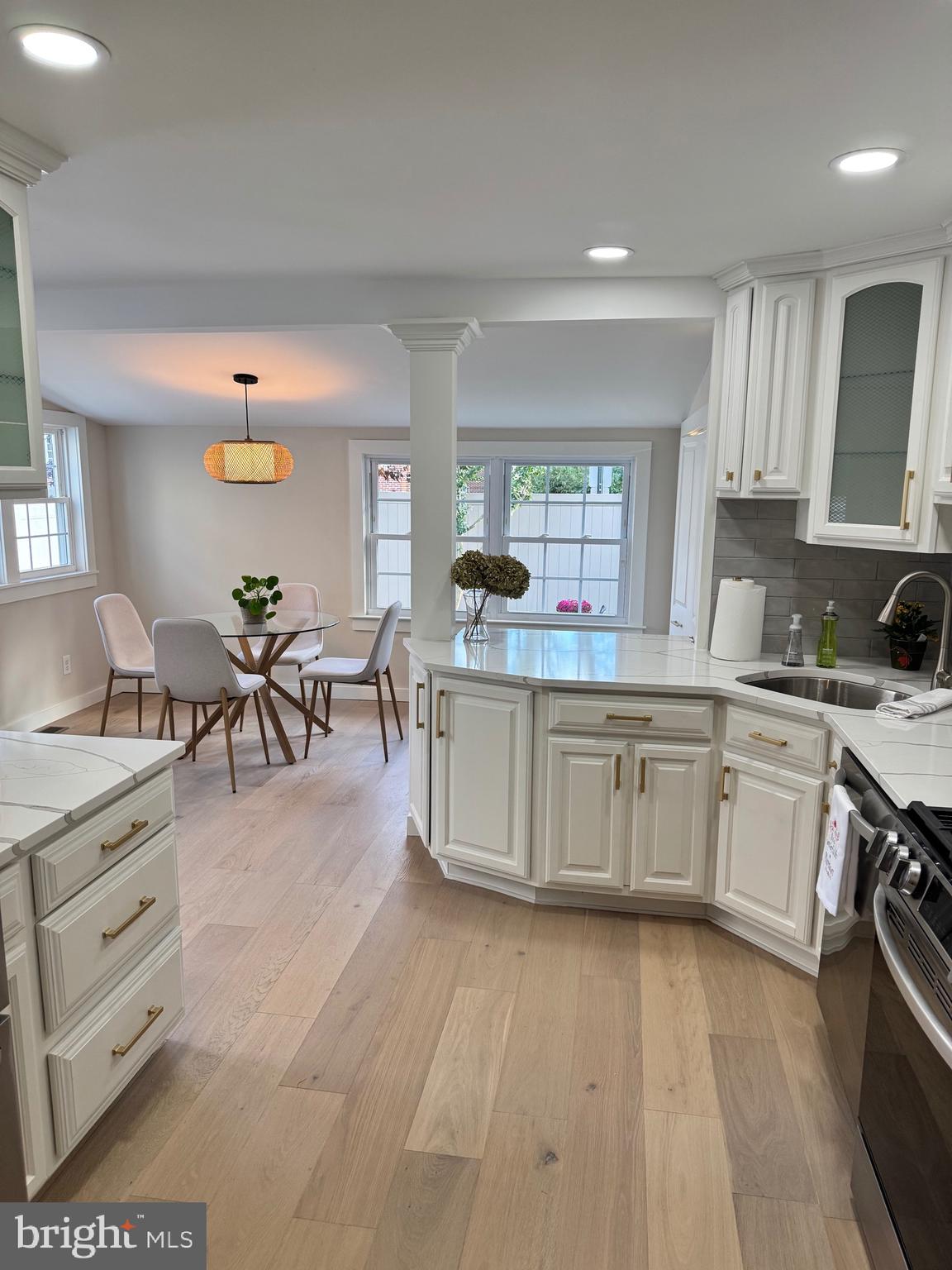 82 East 3rd Street Moorestown, NJ 08057 - Photo 12 of 33 a kitchen with sink and cabinets