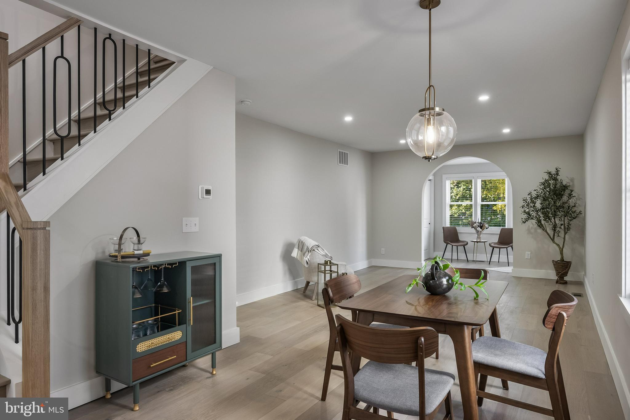 82 East 3rd Street Moorestown, NJ 08057 - Photo 8 of 33 a view of a dining room with furniture and chandelier