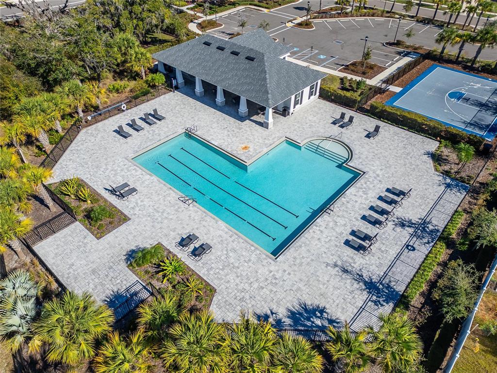 1728 Fred Ives Street Ruskin, FL 33570 - Photo 64 of 78 an aerial view of a house with a garden