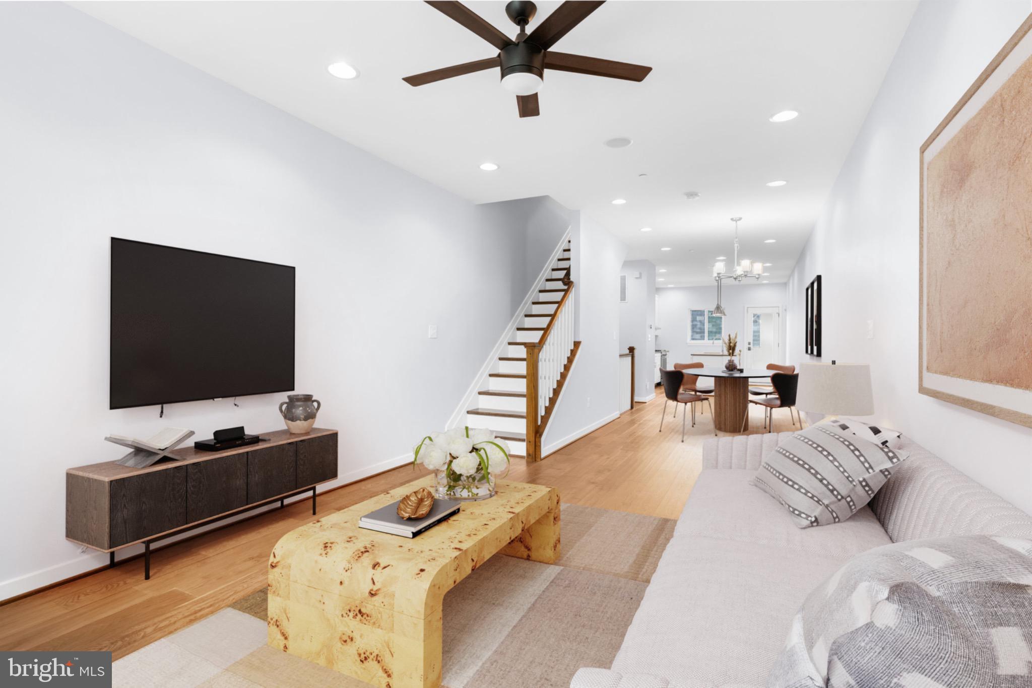 2317 East Fairmount Avenue Baltimore, MD 21224 - Photo 9 of 30 Virtually Staged - Open layout - Living/Dining