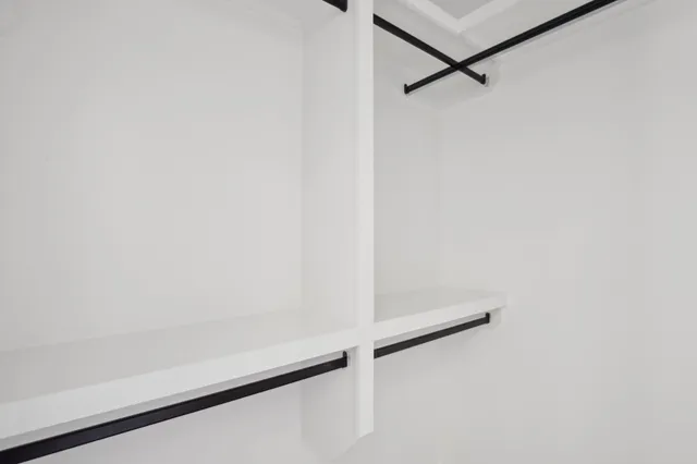 a close up view of racks