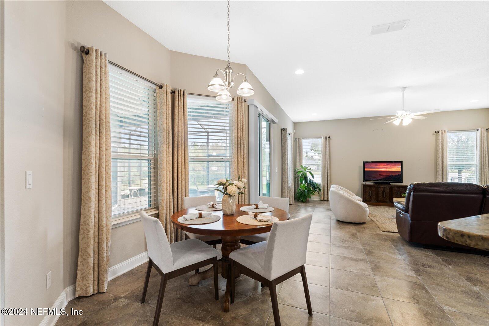 273 Parkwood Circle St. Augustine, FL 32086 - Photo 15 of 34 a view of a dining room with furniture window and outside view