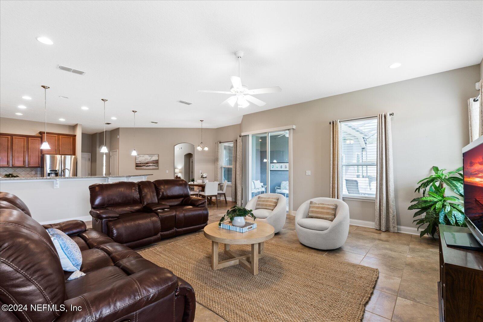 273 Parkwood Circle St. Augustine, FL 32086 - Photo 17 of 34 a living room with furniture and a large window