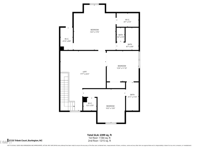 $385,000 | 2325 Tribek Court, Burlington, NC 27215