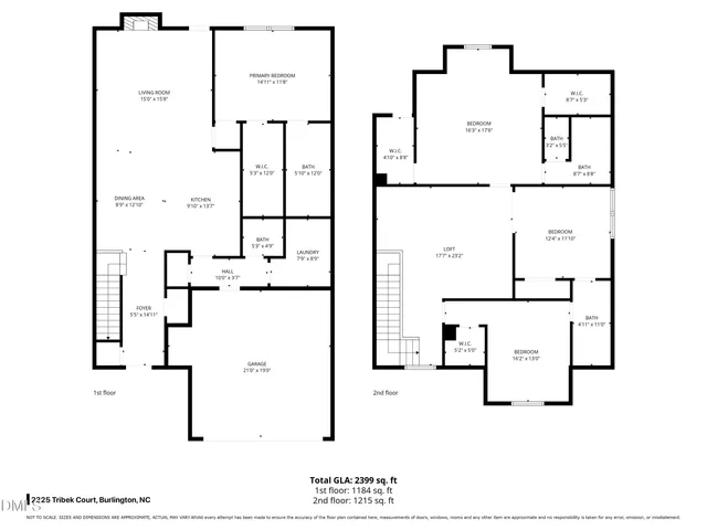 $385,000 | 2325 Tribek Court, Burlington, NC 27215