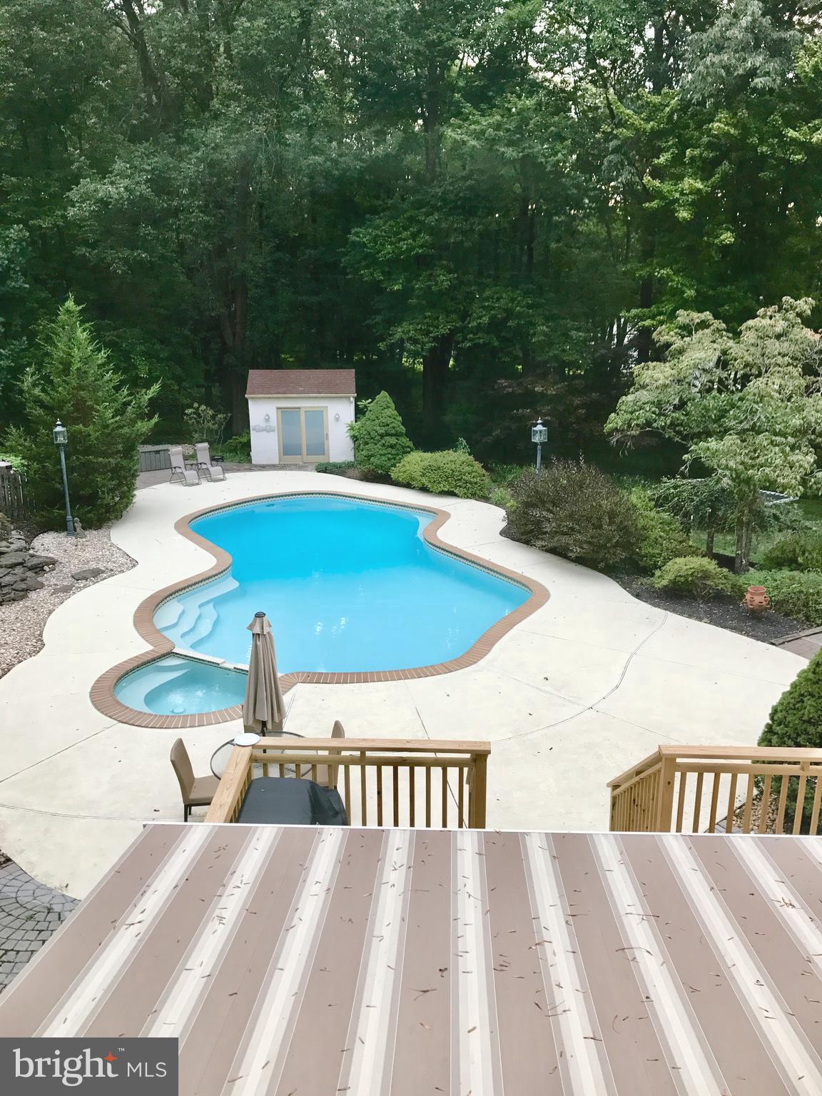 99 Springton Lake Road Media, PA 19063 - Photo 4 of 43 Gorgeous In-Ground Heated Pool/Spa