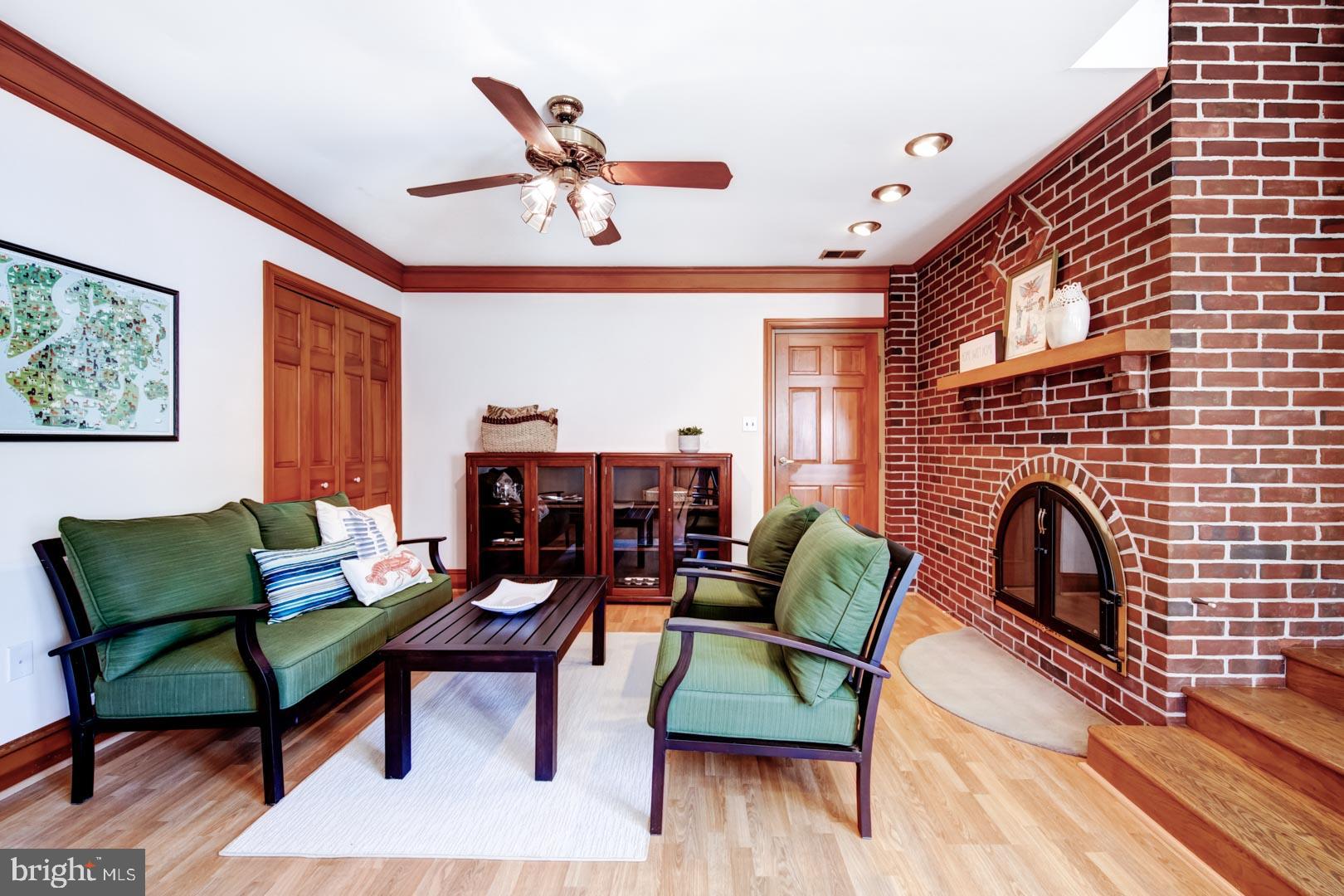 99 Springton Lake Road Media, PA 19063 - Photo 31 of 43 In-Law Suite Family Room w/Fireplace