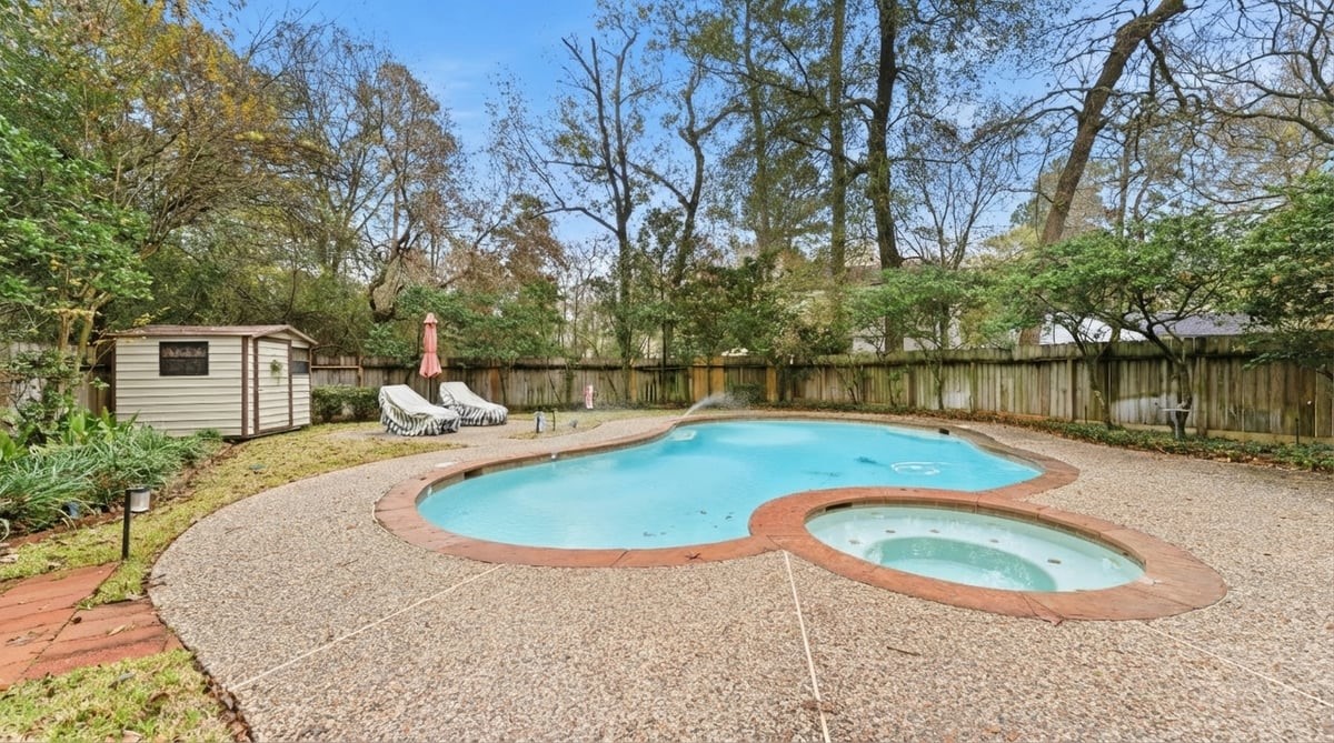 18 Still Glen Court Spring, TX 77381 - Photo 32 of 40 There is even storage for your fun pool supplies