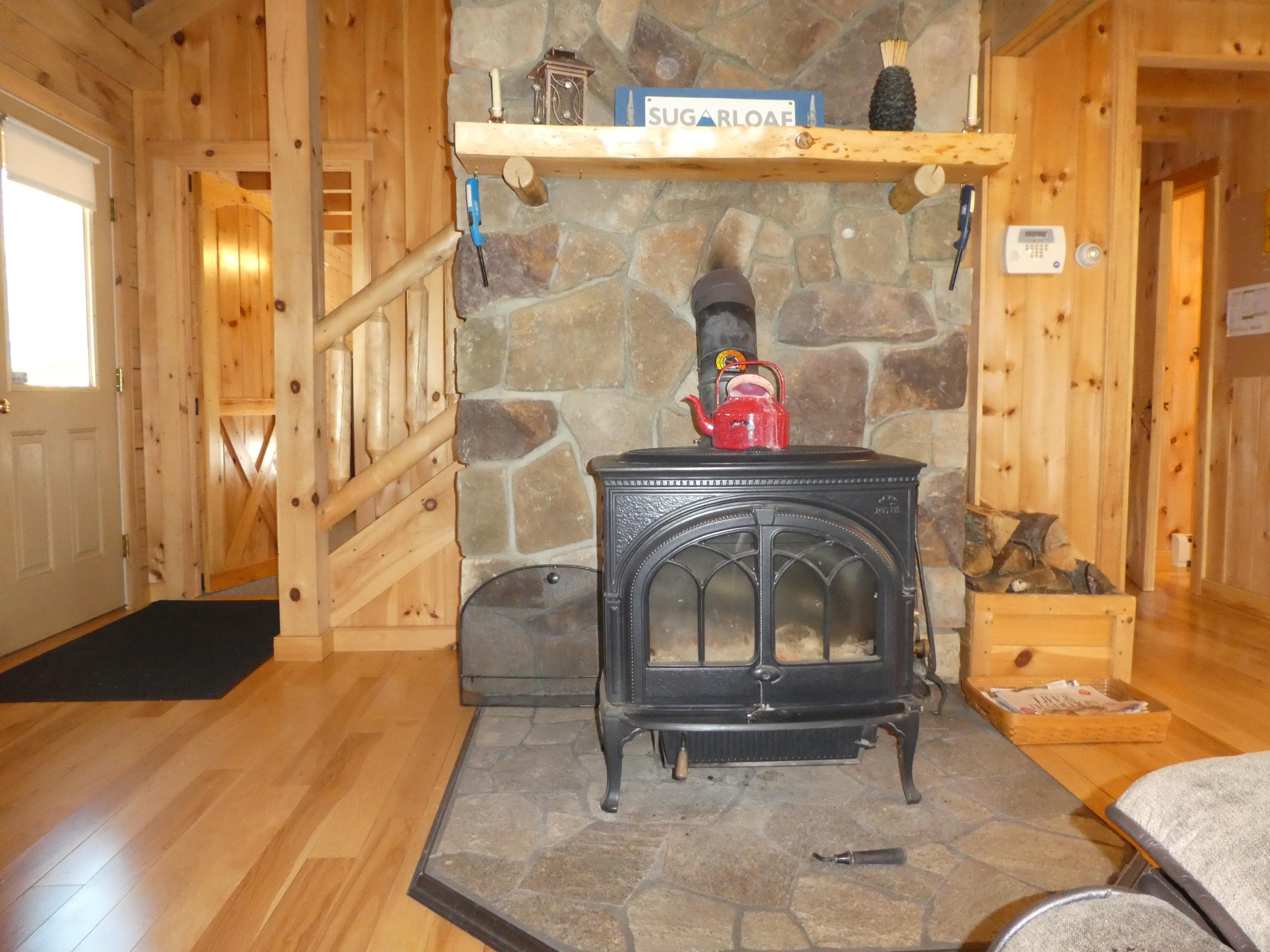 38 Pigeon Brook Road Baldwin, ME 04091 - Photo 14 of 32 hearth and woodstove in Living Room