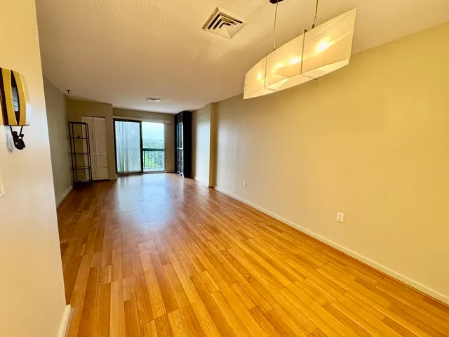 a view of livingroom with hardwood floor and window