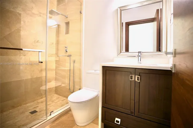 a view of a hallway with entryway