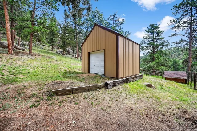 a backyard of house with green space