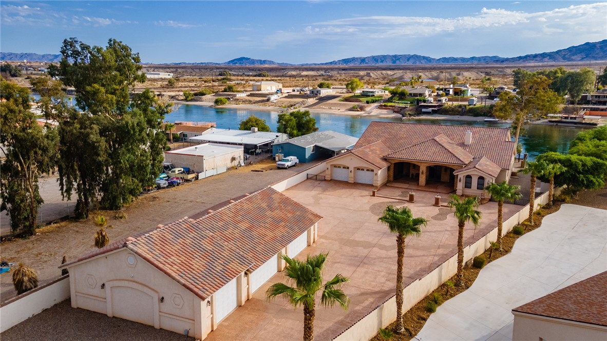 10023 Dike Road Mohave Valley, AZ 86440 - Photo 1 of 100 an aerial view of a house with a ocean view