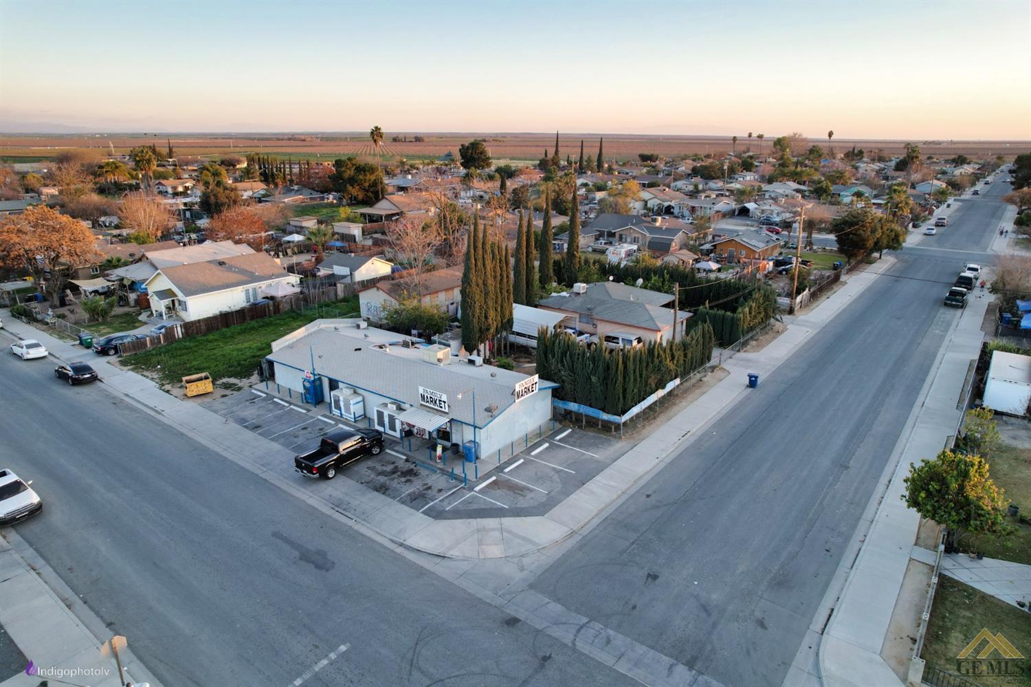 Undisclosed Address Richgrove, CA 93261 - Photo 12 of 21 an aerial view of a city with streets
